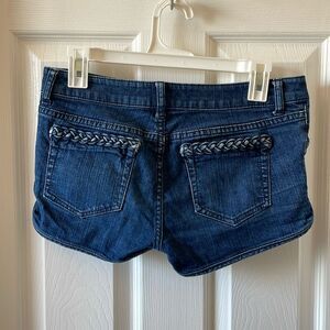 Forever 21 Shorts Jean Braided Low Rise vintage Y2K size small s